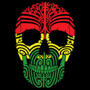 Moko skull rasta Design