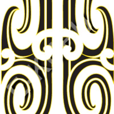 black and yellow kauae Thumbnail